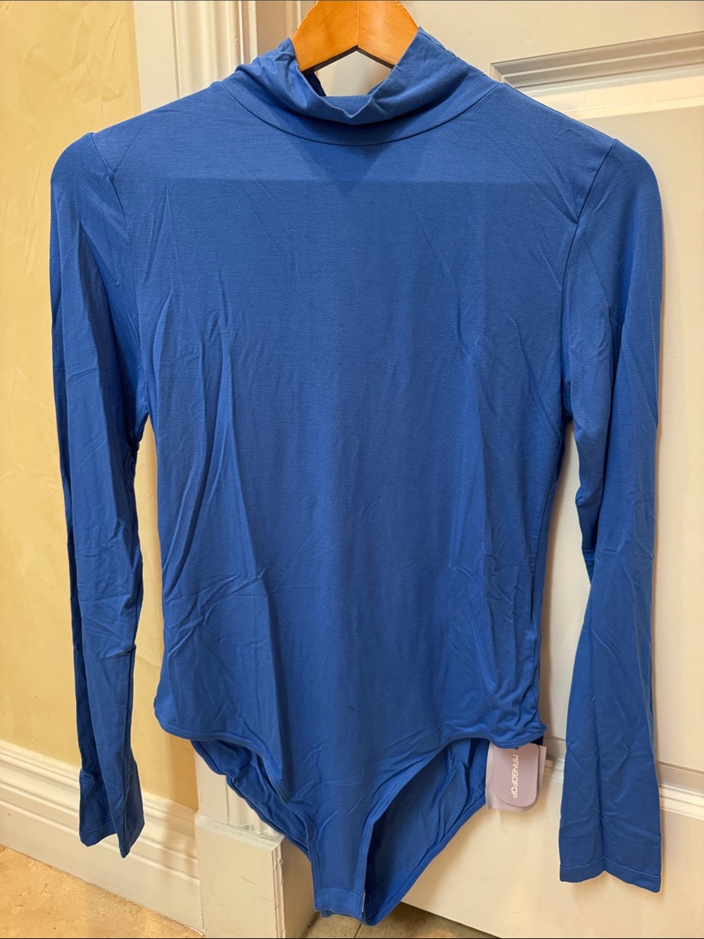 Mangopop Royal Blue Turtleneck Bodysuit